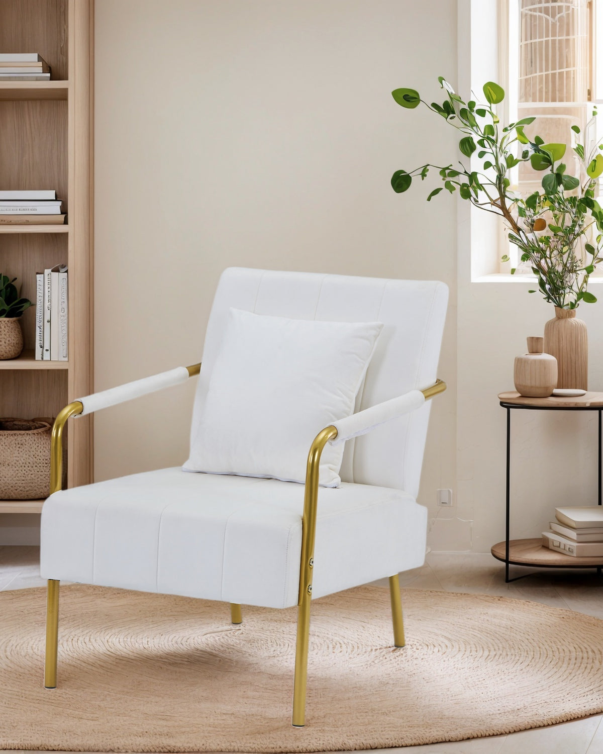 Velvet Accent Chair