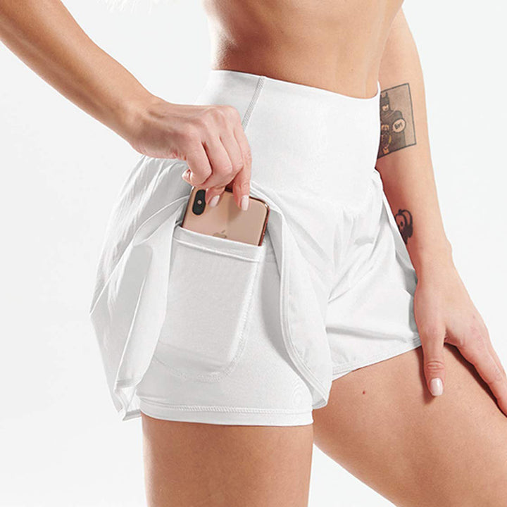 Women's Fitness Quick Drying Casual Sports Anti Glare Shorts