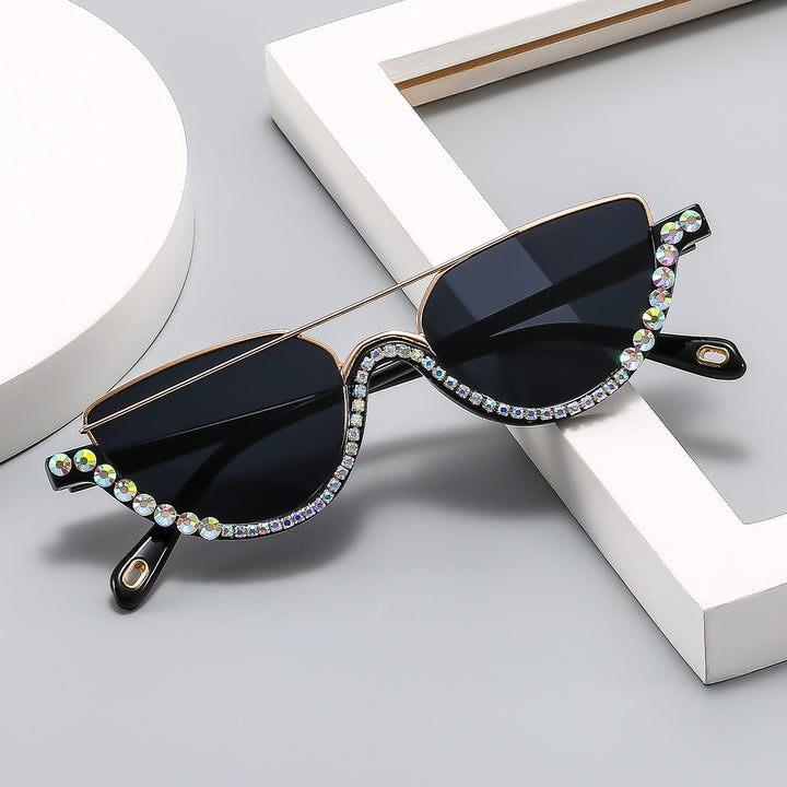 Round Face Driving Catwalk Sunglasses