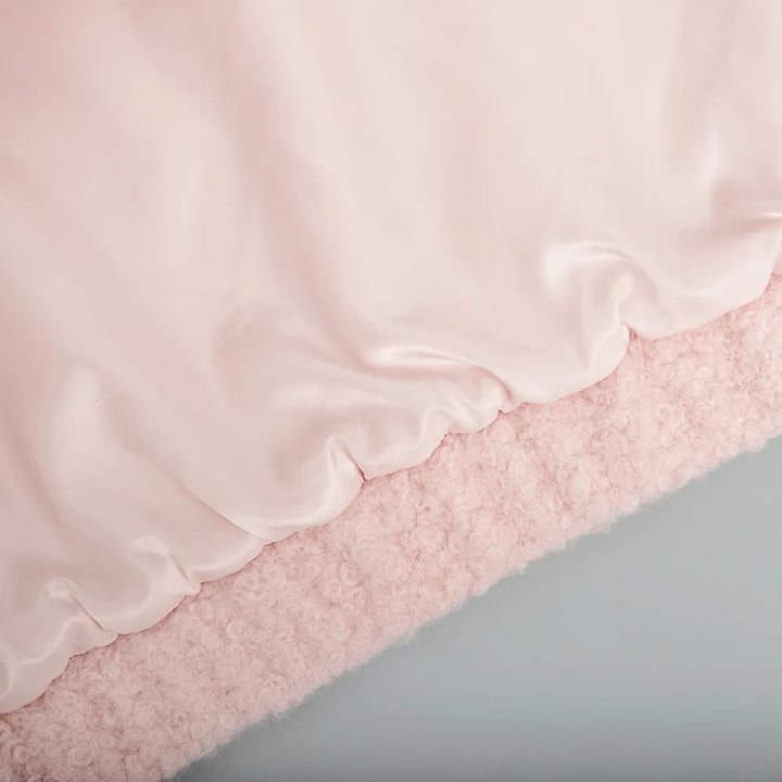 Double Take Plush Mock Neck Snap Down Jacket with Pockets