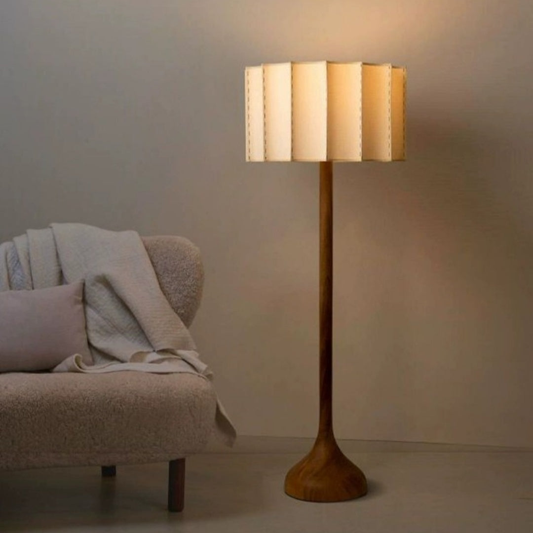 Japanese wood lamp.
