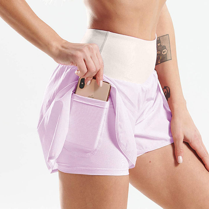 Women's Fitness Quick Drying Casual Sports Anti Glare Shorts