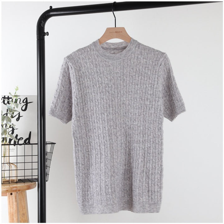 Women's Pullover Knitted Bottom Shirt