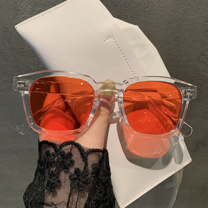 Personality Rice Nail Square Sunglasses Fashion