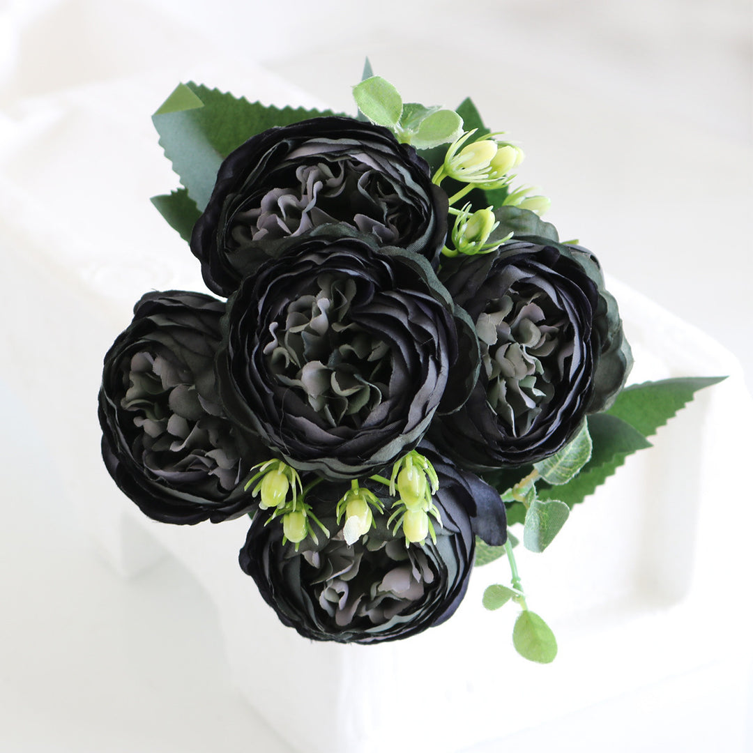 Simulation 5 Small Peony Wedding Home Artificial Flower Ornamental Flower