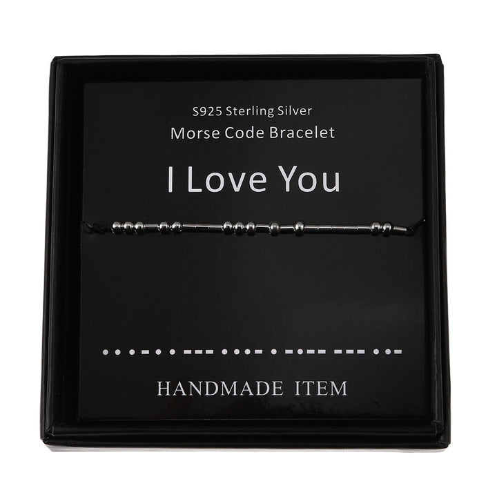 Moss Password Letters And Numbers Couple Bracelet
