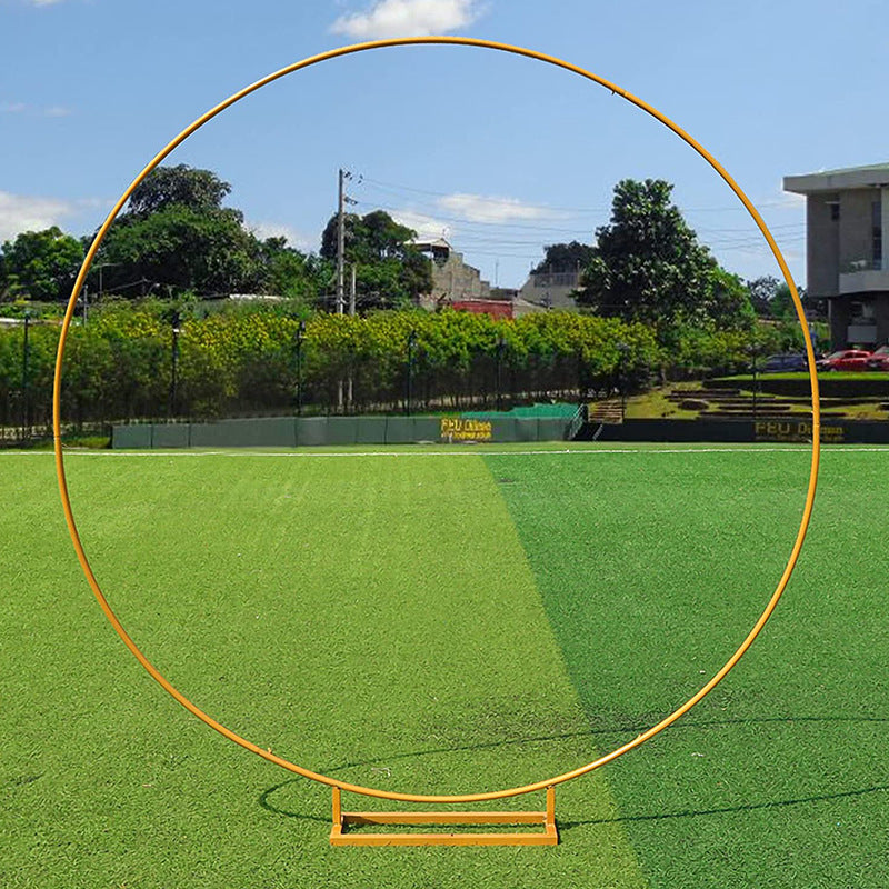 Wedding Props Wrought Iron Circle Ring Wedding Background Party Decoration
