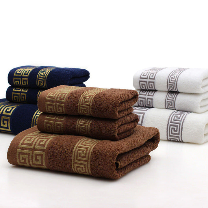 Cute Couple Towels Gift Box - Three-Piece Set