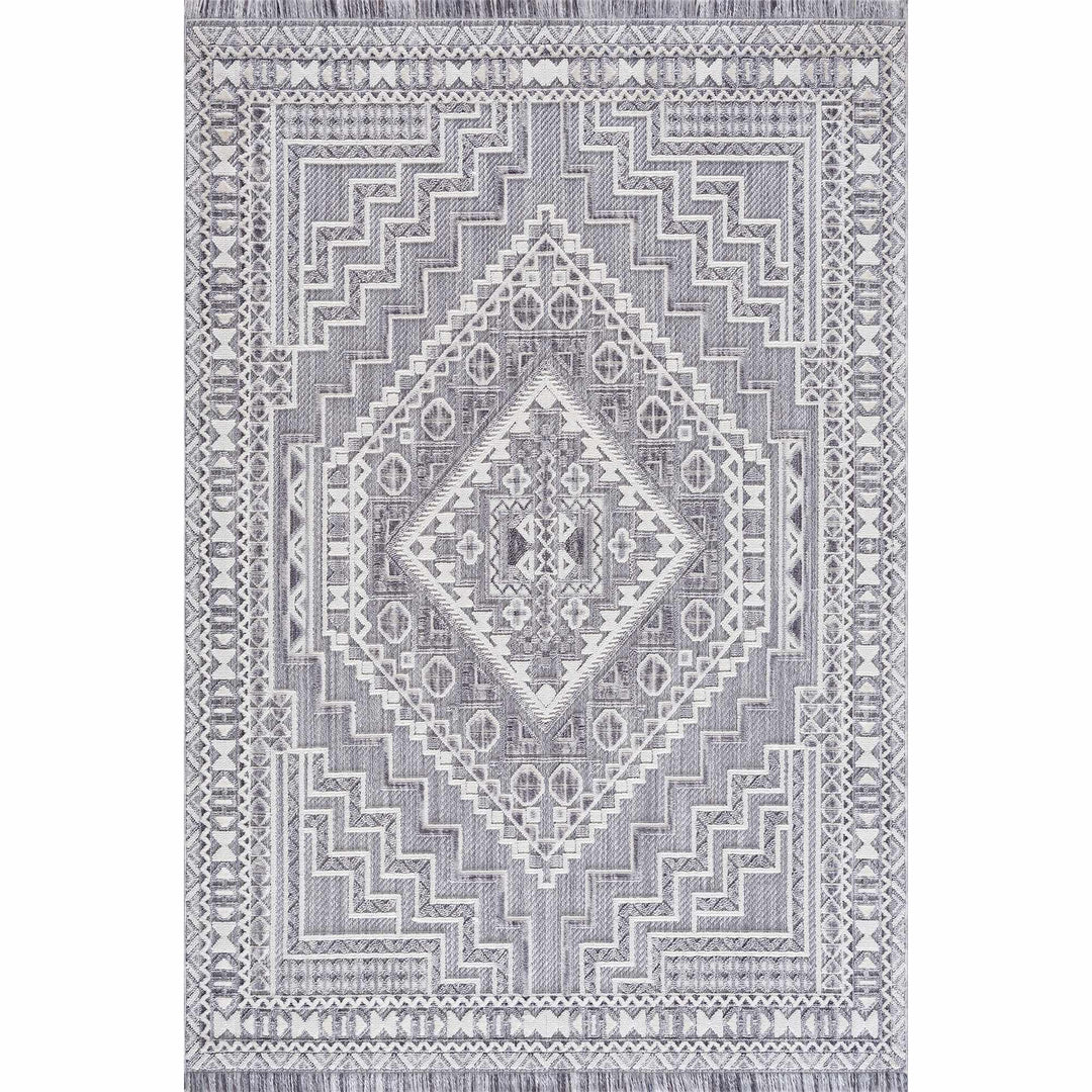 Alya Charcoal Textured Area Rug