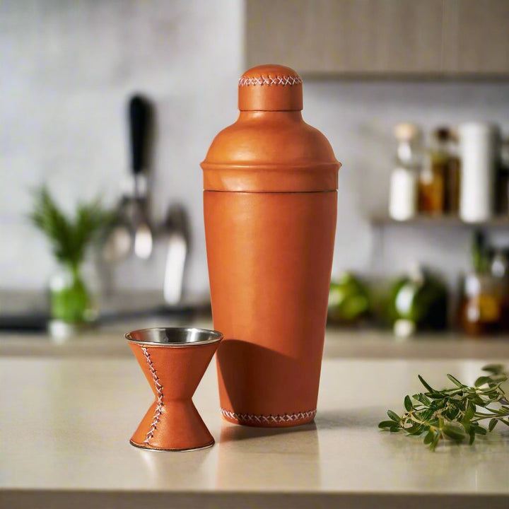 Salud | The All Leather Cocktail Shaker Collection