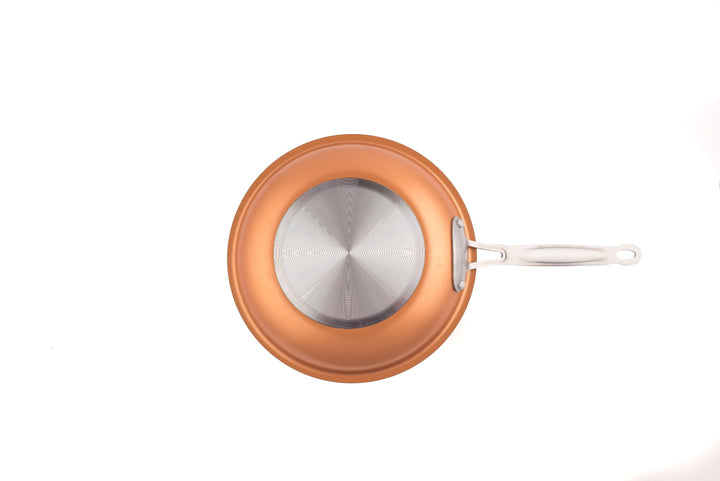 MASTERPAN Ceramic Nonstick Copper Color Frypan & Skillet, 10" (25cm)