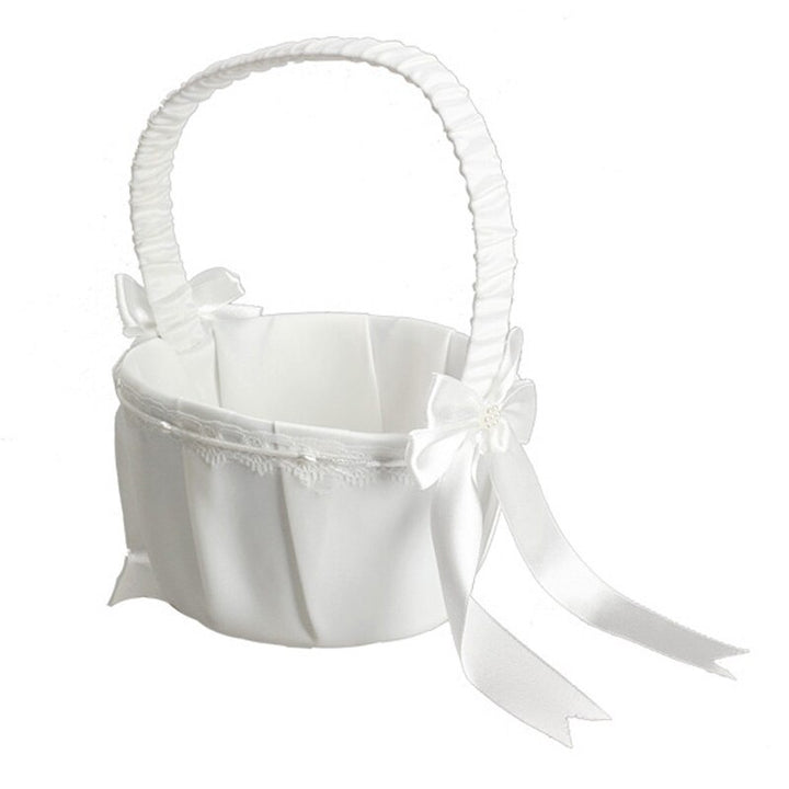 Flower Girl Basket For Wedding Decoration Ceremony