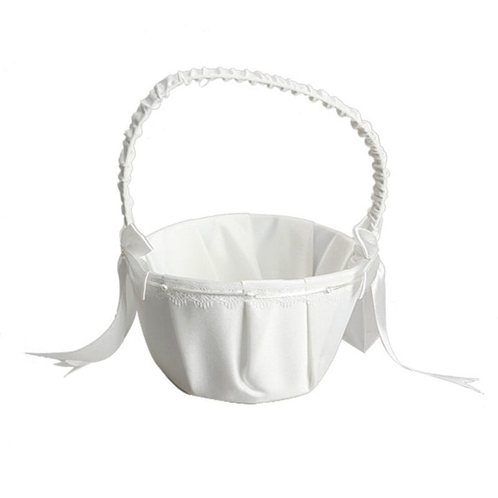 Flower Girl Basket For Wedding Decoration Ceremony