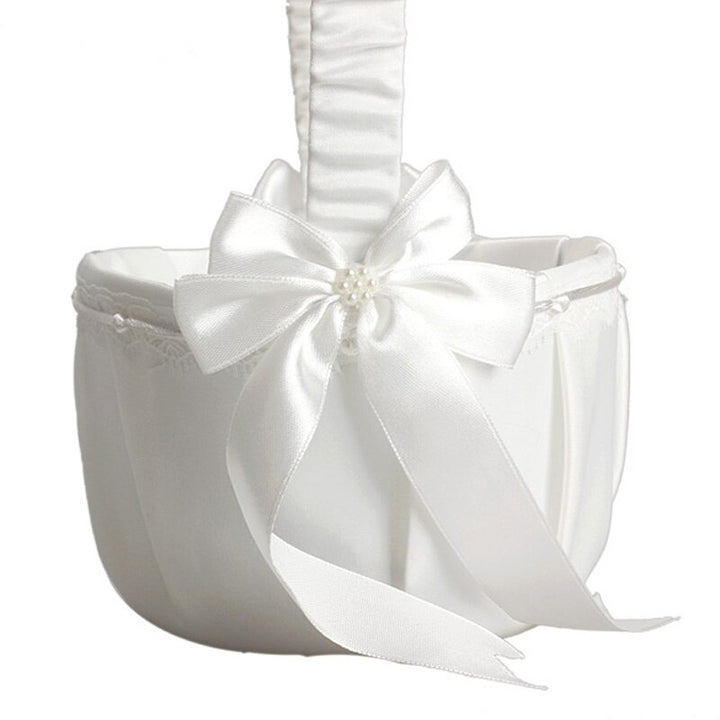 Flower Girl Basket For Wedding Decoration Ceremony