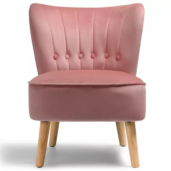 Accent Chair Tufted Velvet