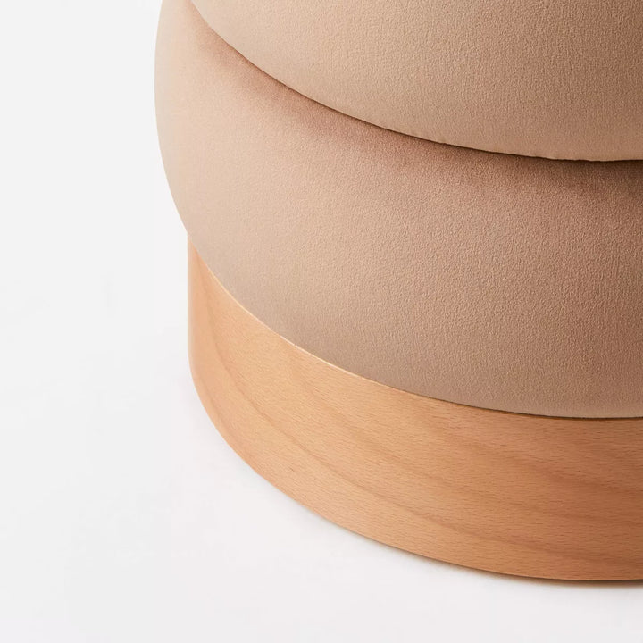 Channel Tufted Ottoman