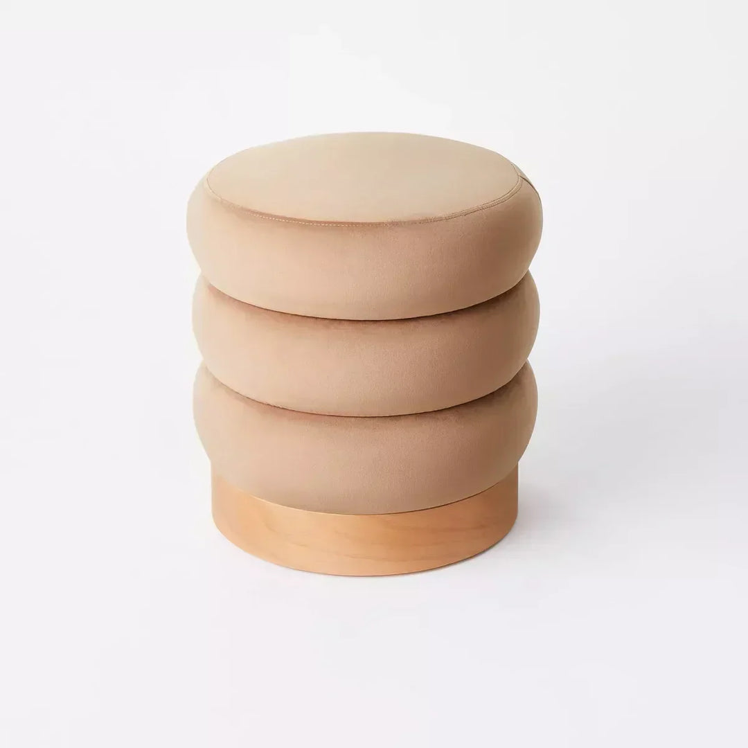 Channel Tufted Ottoman