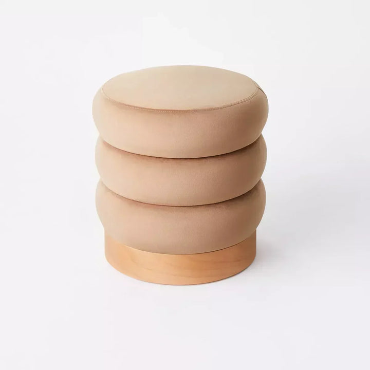 Channel Tufted Ottoman