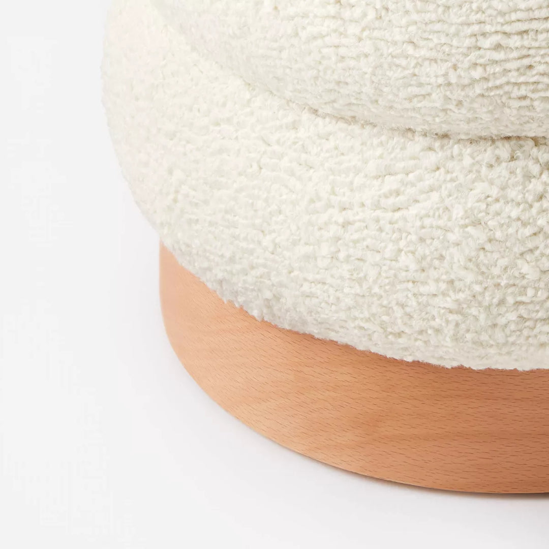 Channel Tufted Ottoman