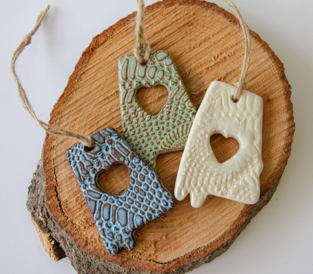 Heart of Dixie Alabama Ornament