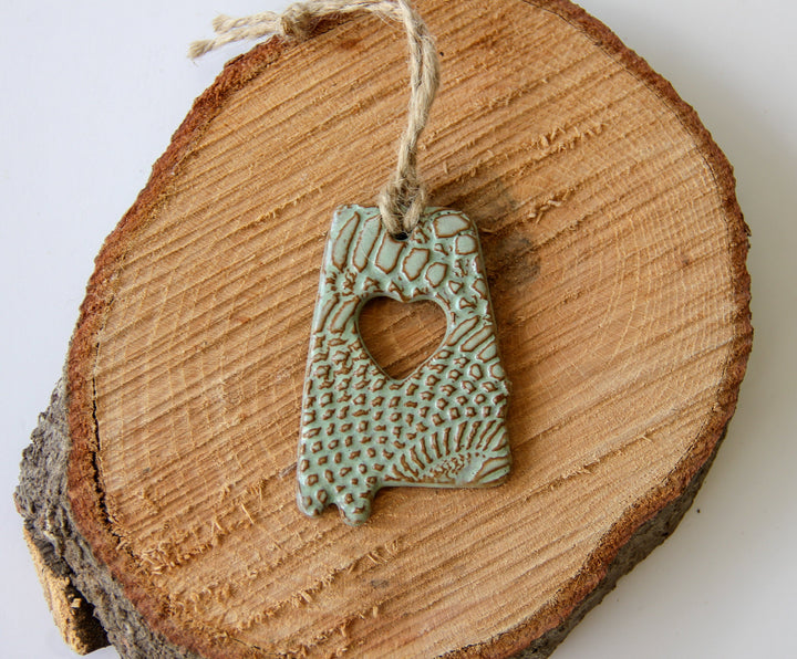 Heart of Dixie Alabama Ornament