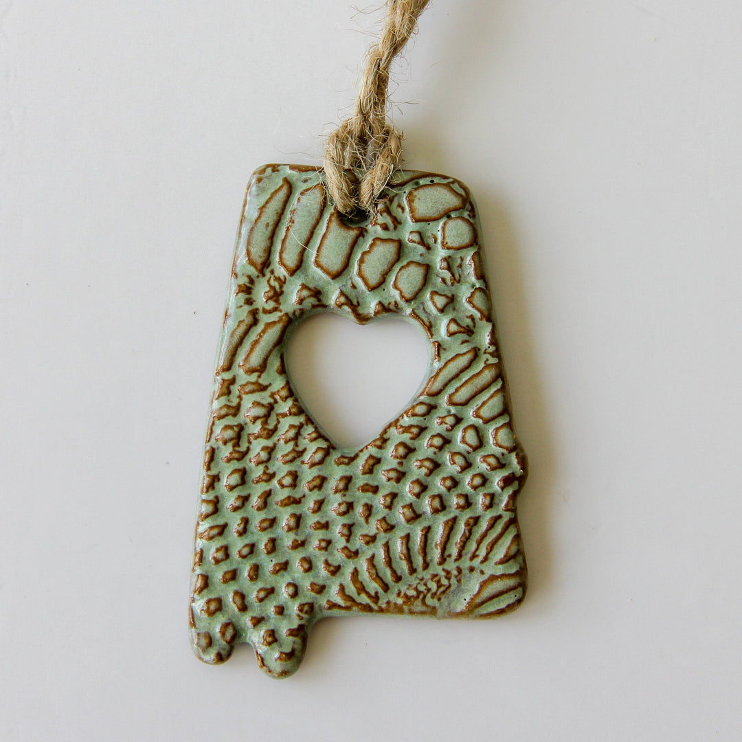 Heart of Dixie Alabama Ornament