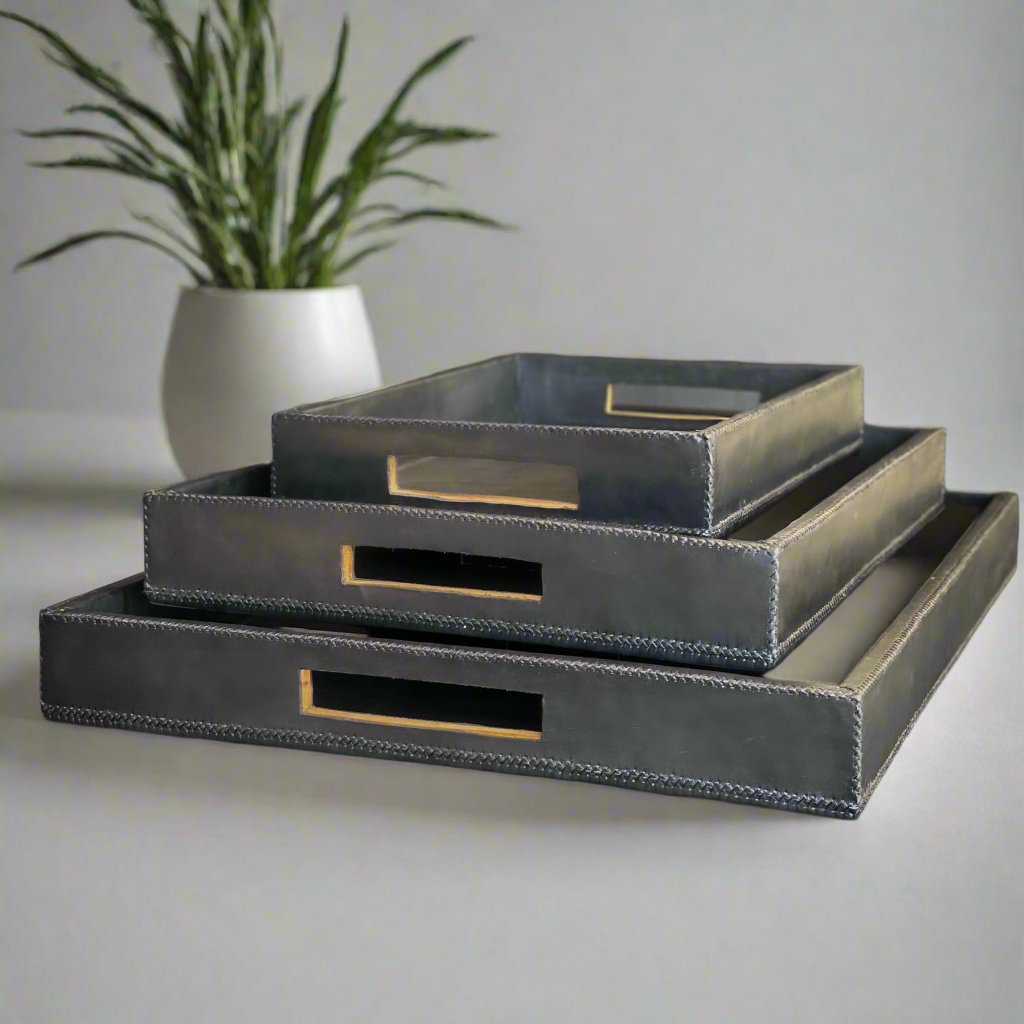 Libros | Large Rectangle Ottoman Tray
