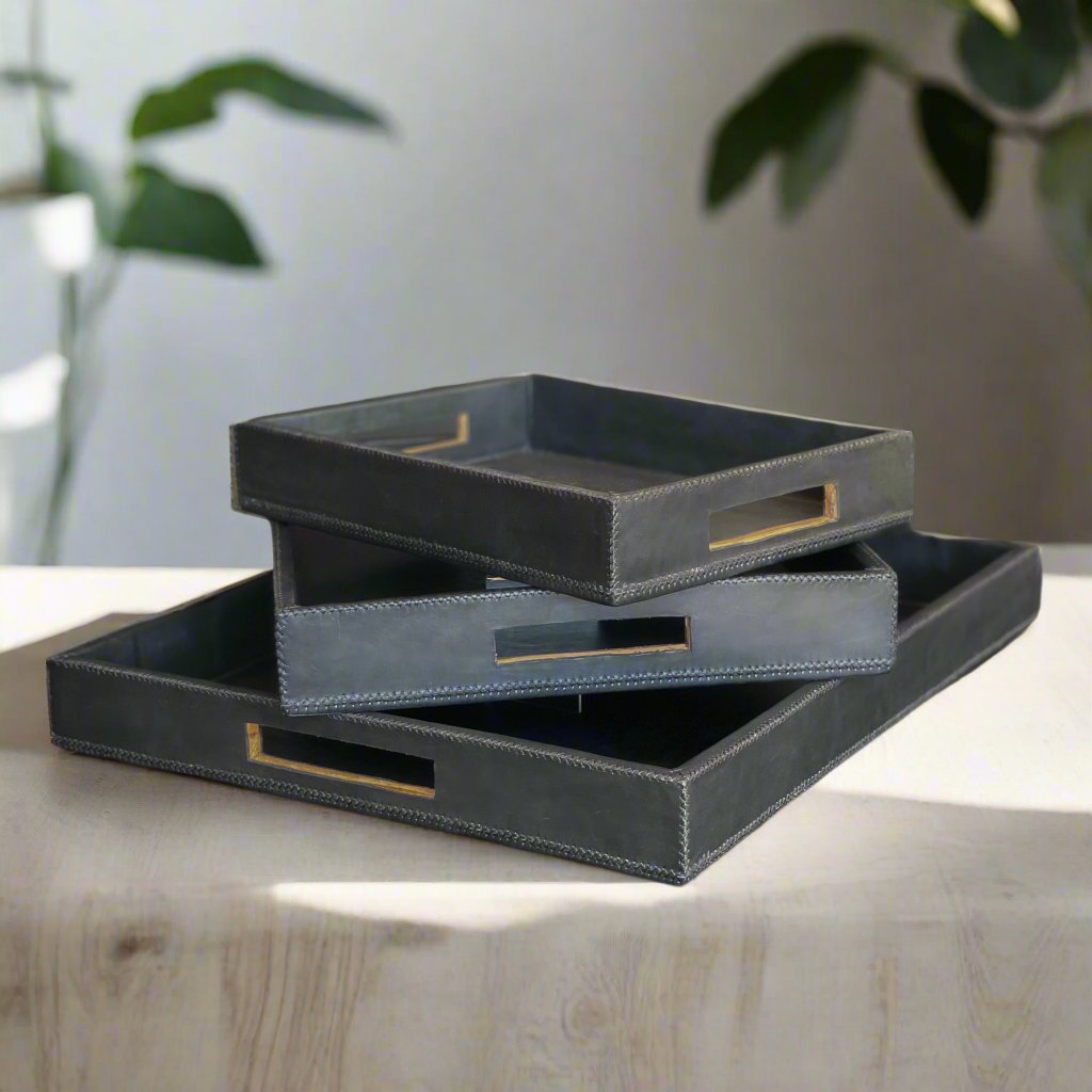 Libros | Large Rectangle Ottoman Tray