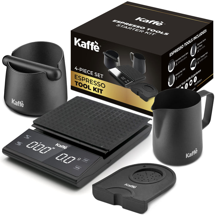Espresso Starter Kit (Knock Box, Coffee Scale, Tamper Mat, Milk Pitcher), KF1190