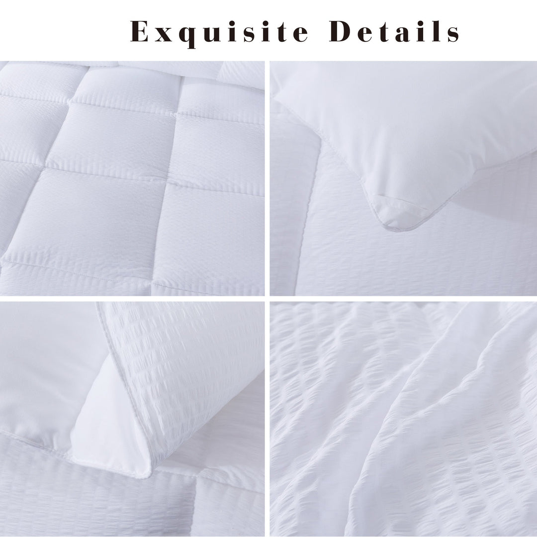 Kasentex Ultra Soft All Season Down Alternative Reversible Comforter, Twin, Queen, King, Room Decor, Graduation Gifts
