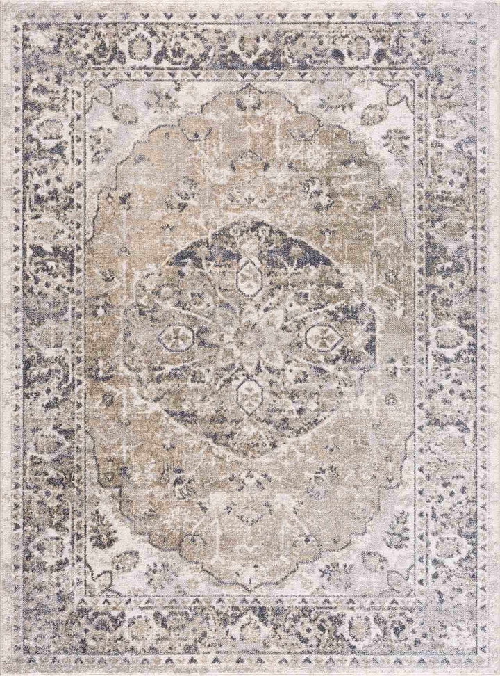 Rudo Beige Washable Area Rug