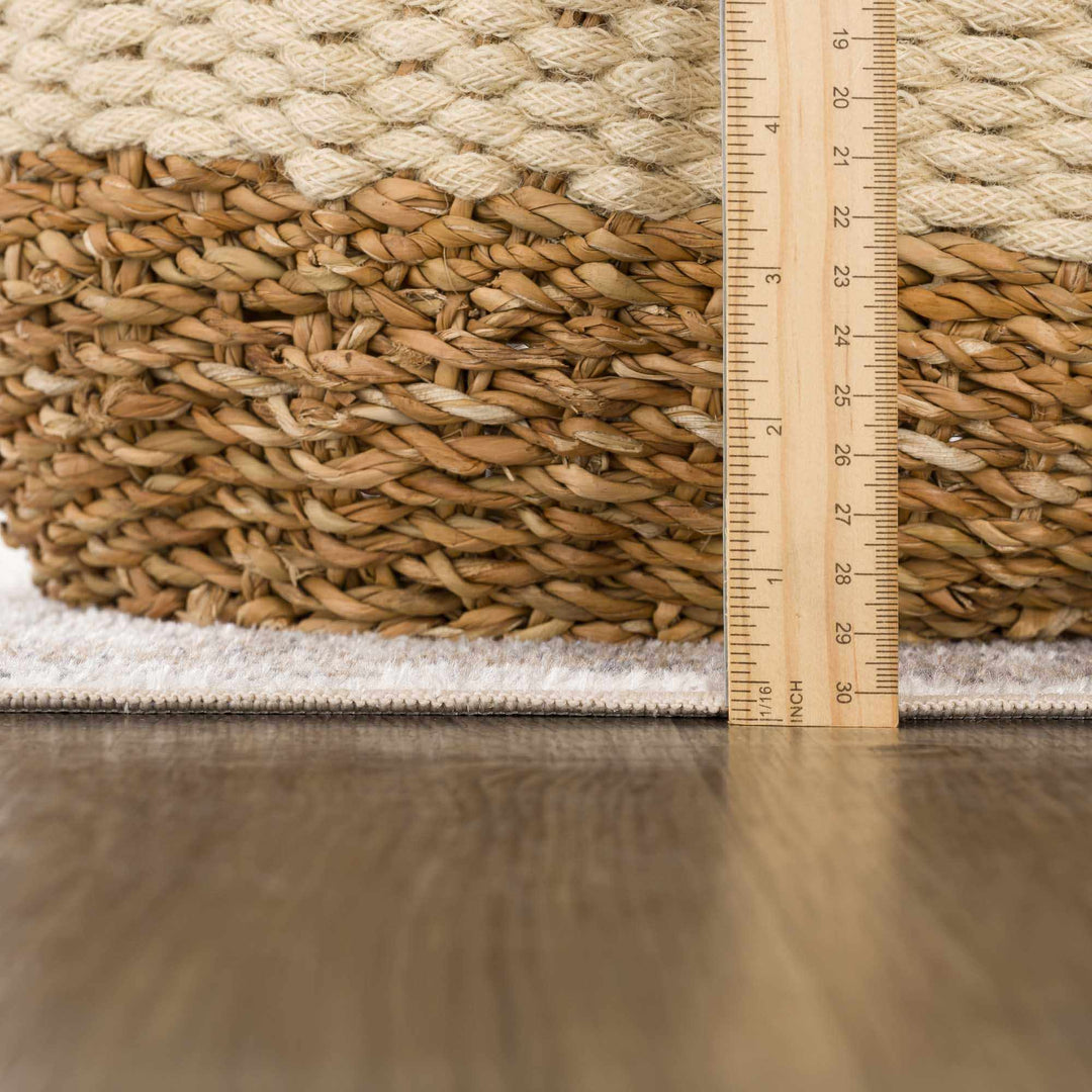 Blue Brown Hera Washable area rug