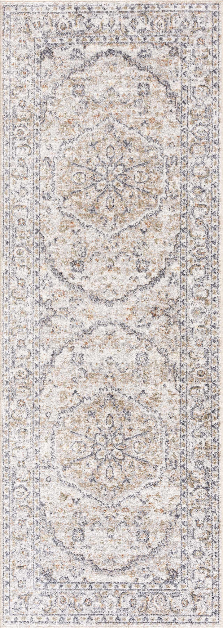 Cream Hiti Washable area rug