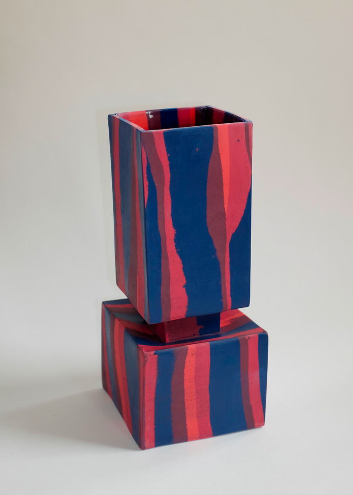 Squared Vase Short