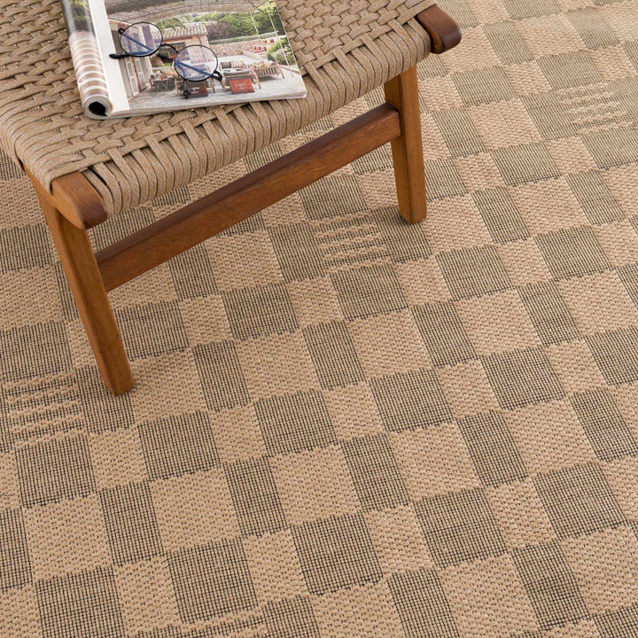 Nairi Checkered Washable Jute Rug