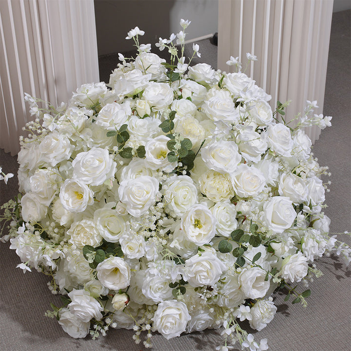 New Hydrangea Rose Flower Ball Wedding Table Display