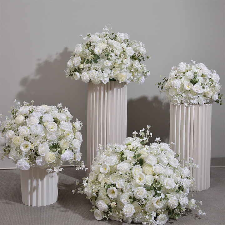 New Hydrangea Rose Flower Ball Wedding Table Display