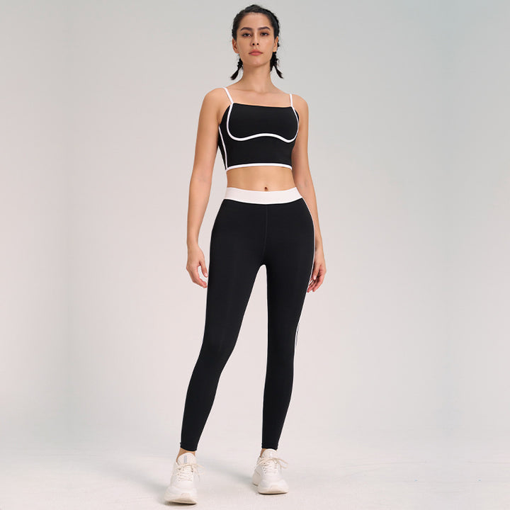 Sports Yoga Suit Two-piece Set Nude Feel Double-sided