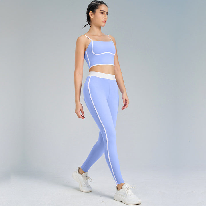 Sports Yoga Suit Two-piece Set Nude Feel Double-sided