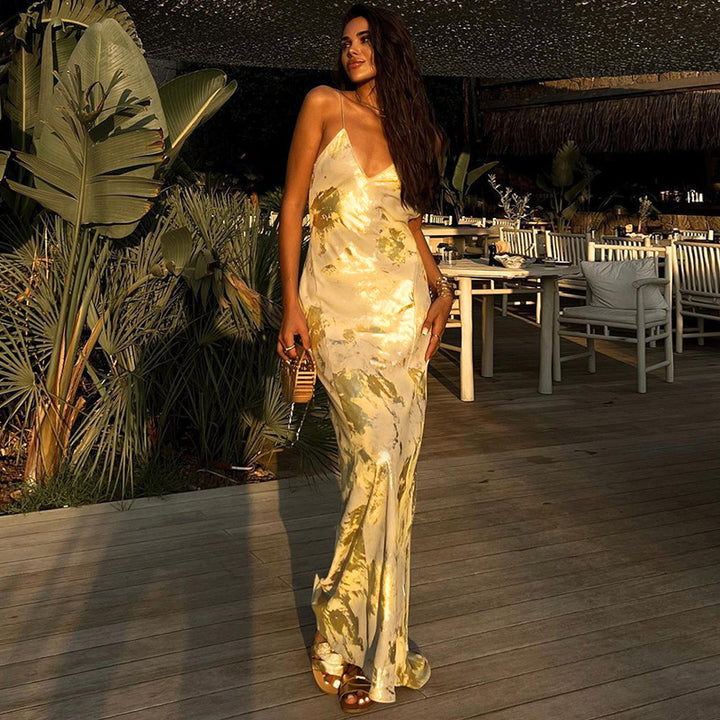Personalized Bronzing Sling Dress