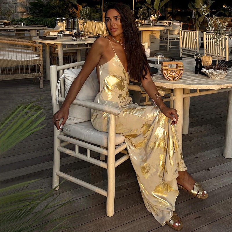 Personalized Bronzing Sling Dress
