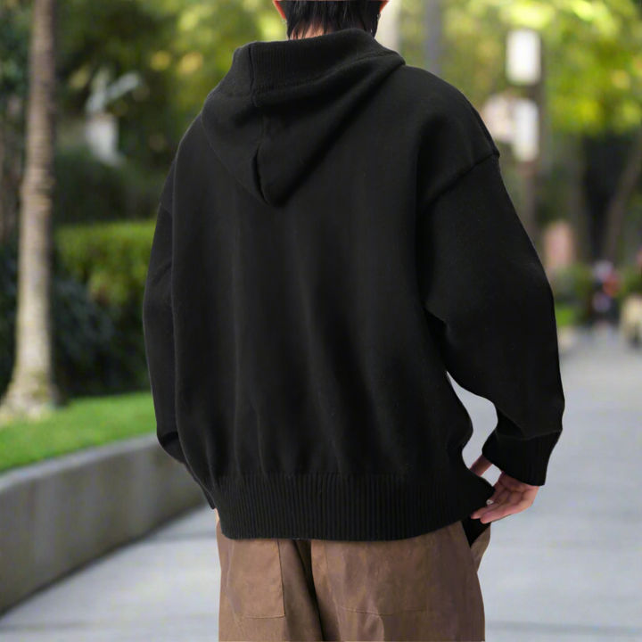 Mens Hooded Pull Over Sweater