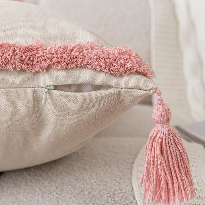 Woven Tufted Decorative Pillow Cover