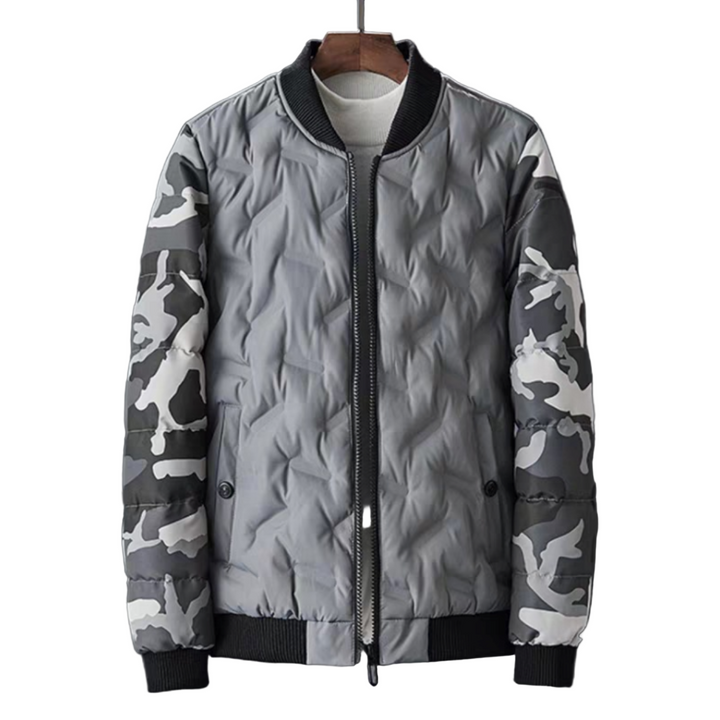 Mens Camouflage Bomber Jacket