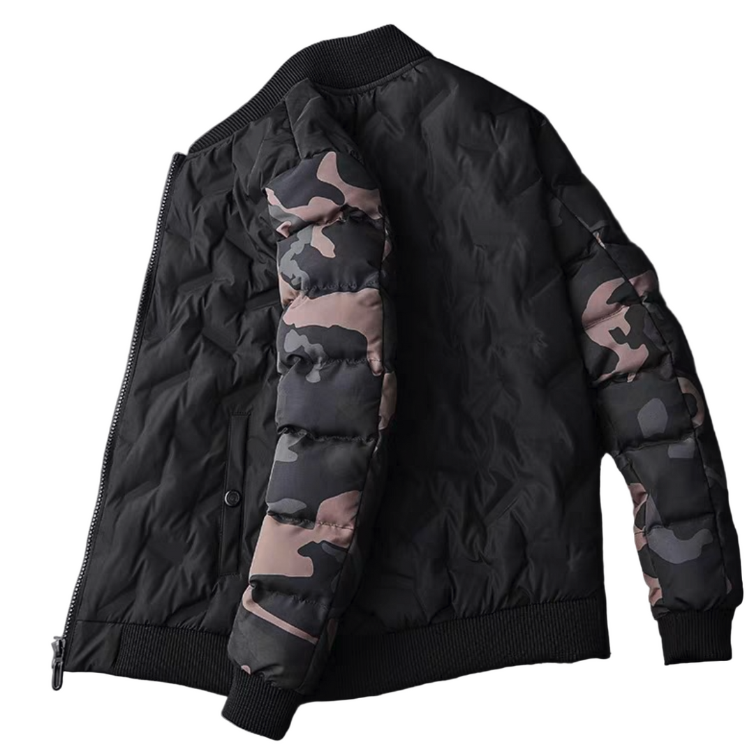 Mens Camouflage Bomber Jacket