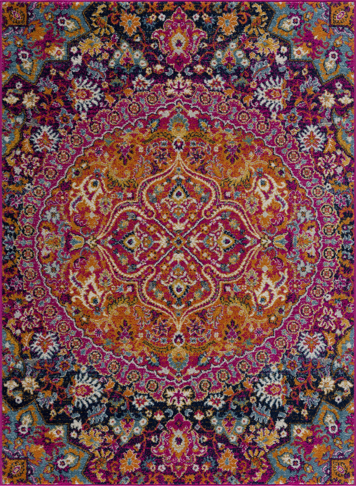 Burnt Orange Ojus Area Rug