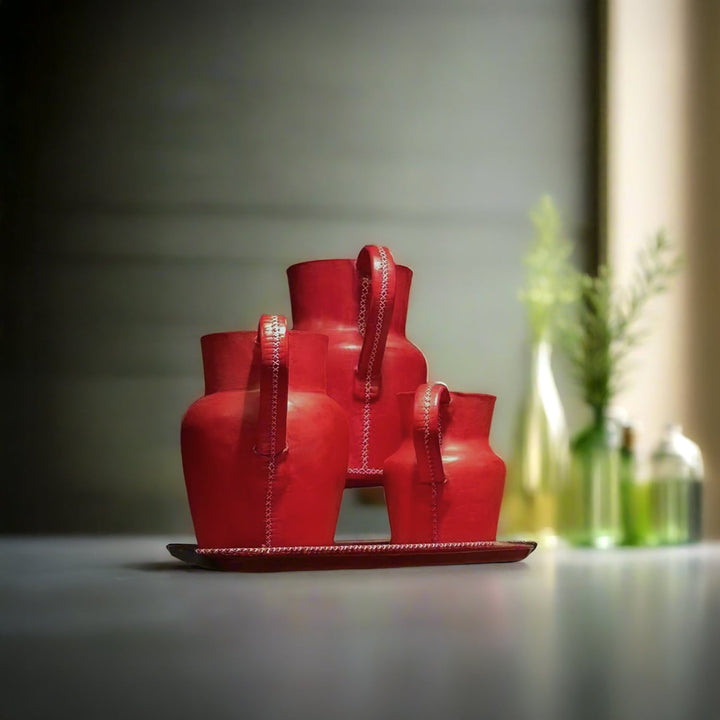 Verano | Leather Carafe Set (3)