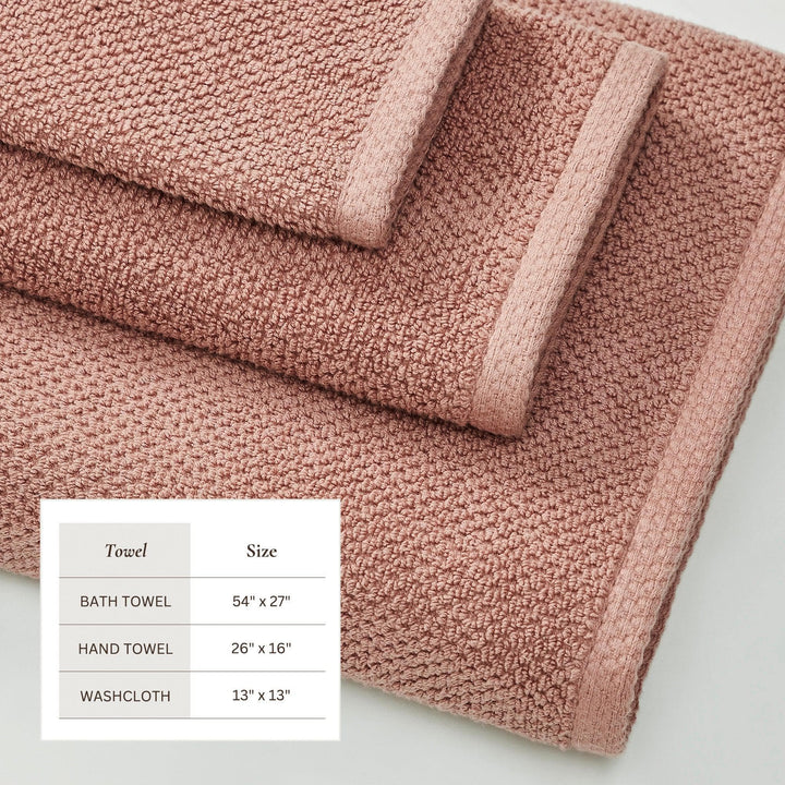 Cotton Textured Bath Towel Set - Acacia Collection