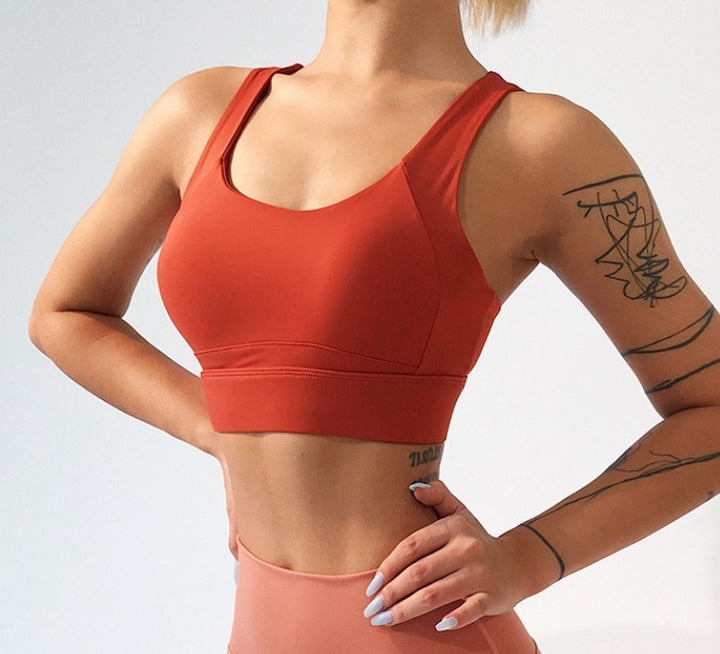 Sling Shockproof Fitness Bra Training Beauty Back Yoga Underwear