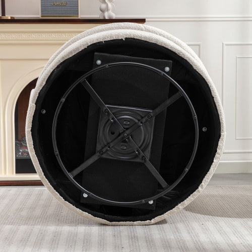 Oversize Round Swivel Cozy Chair